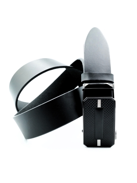 Чоловічий шкіряний ремінь із автоматичною пряжкою