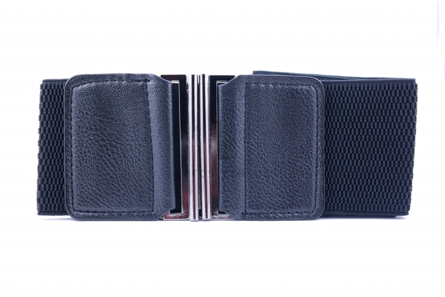 Жіночий пасок. Гумка з металевою пряжкою