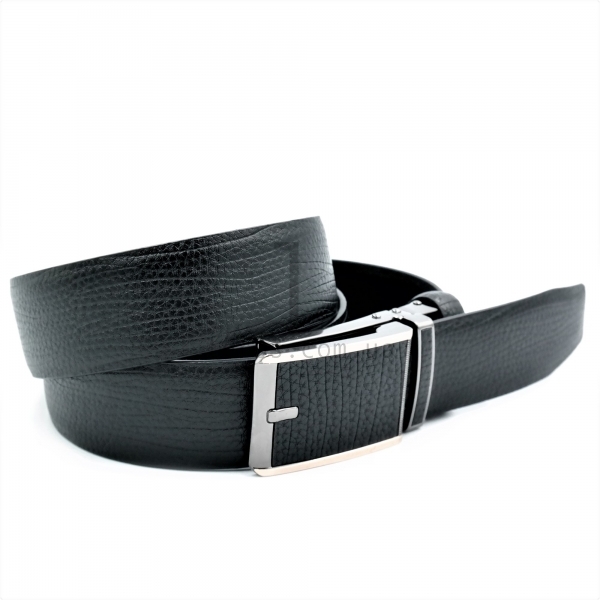 Чоловічий шкіряний ремінь із автоматичною пряжкою