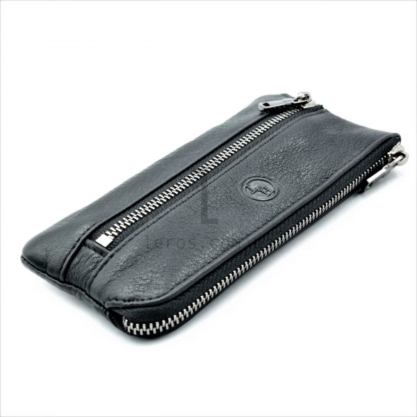 Ключниця шкіряна Чорного кольору