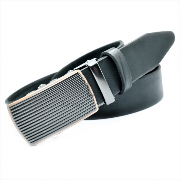 Чоловічий шкіряний ремінь із автоматичною пряжкою