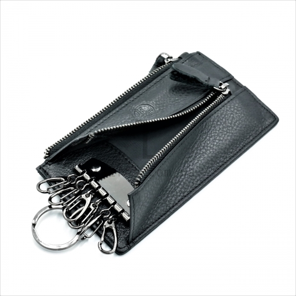 Ключниця шкіряна Чорного кольору