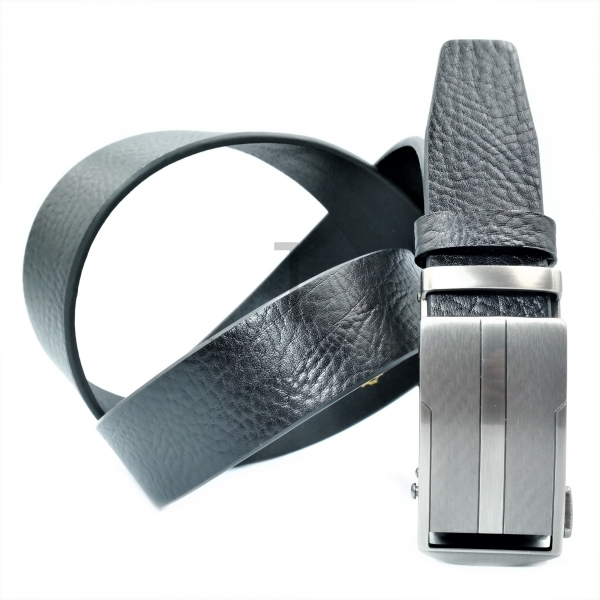 Чоловічий шкіряний ремінь із автоматичною пряжкою