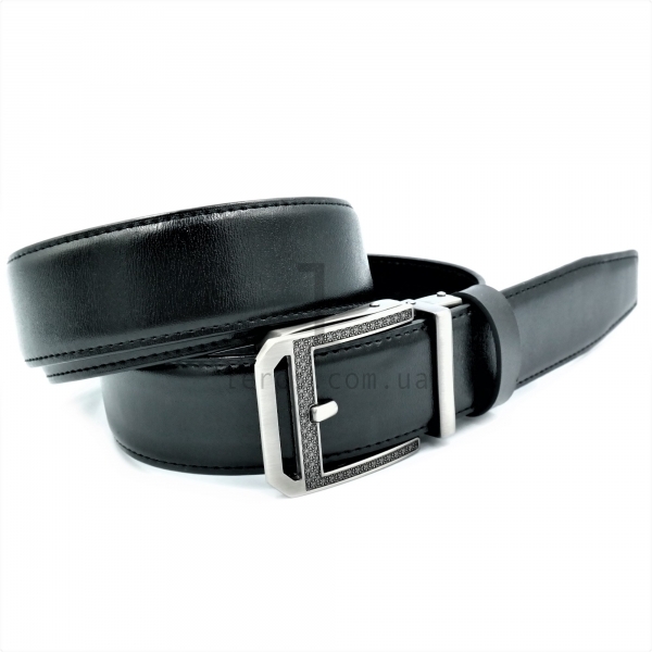 Чоловічий шкіряний ремінь із автоматичною пряжкою