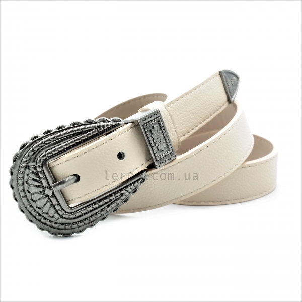 Жіночий ремінь (шкір-зам)