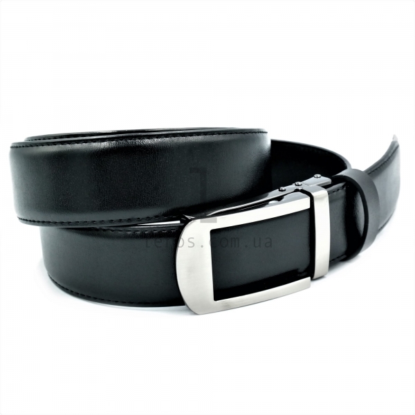 Чоловічий шкіряний ремінь із автоматичною пряжкою