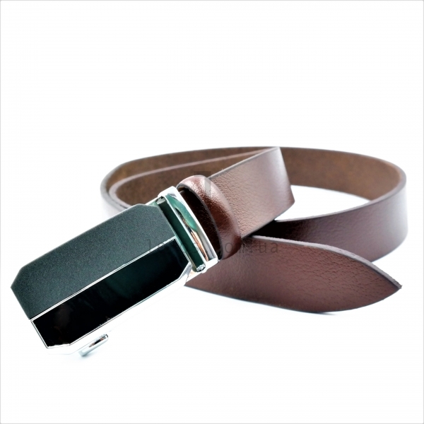 Чоловічий шкіряний ремінь із автоматичною пряжкою
