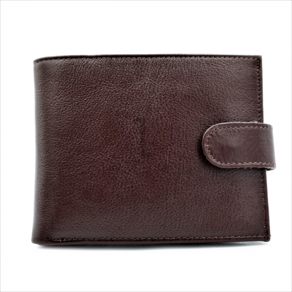 Чоловічий шкіряний гаманець Коричневий