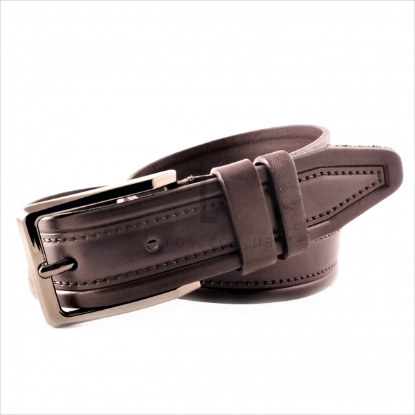 Чоловічий ремінь класичний (шкіра)