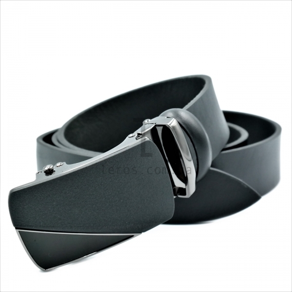 Чоловічий шкіряний ремінь із автоматичною пряжкою