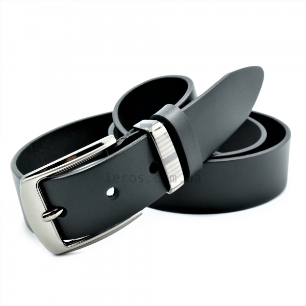 Чоловічий ремінь класичний (шкіра)