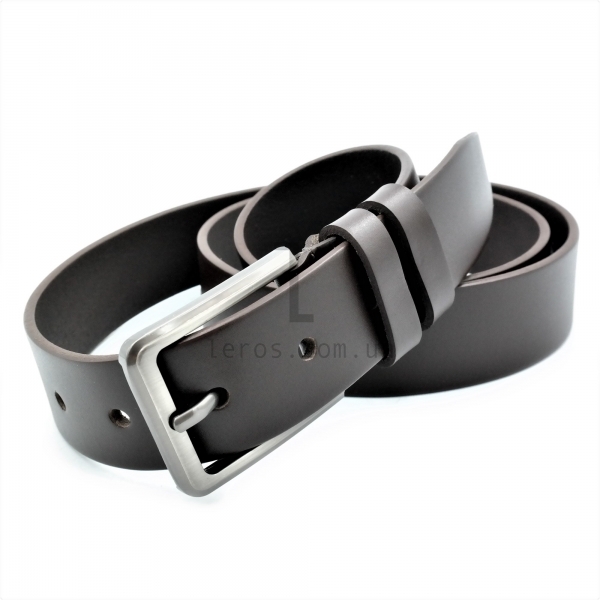 Чоловічий ремінь класичний (шкіра)