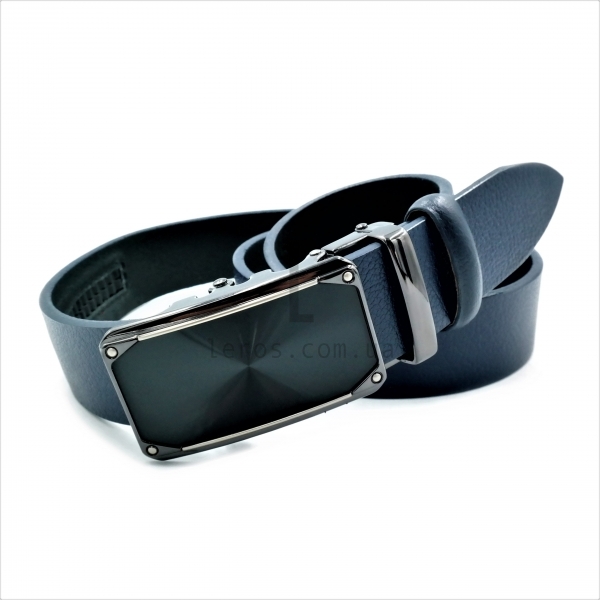 Чоловічий шкіряний ремінь із автоматичною пряжкою
