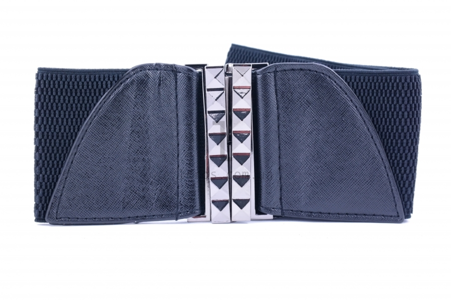 Жіночий пасок. Гумка з металевою пряжкою