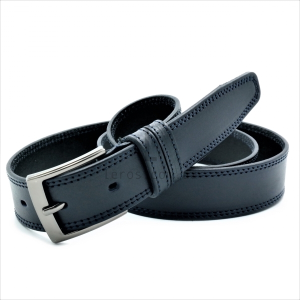 Чоловічий ремінь класичний (шкіра)