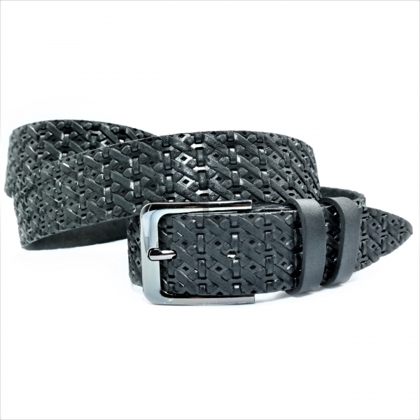 Чоловічий ремінь класичний (шкіра)