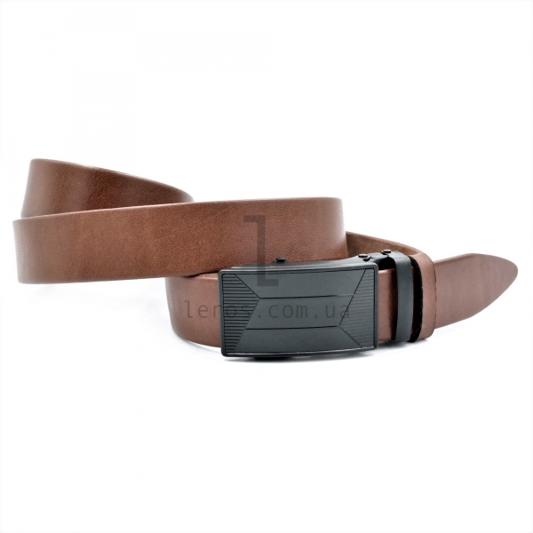 Чоловічий шкіряний ремінь із автоматичною пряжкою