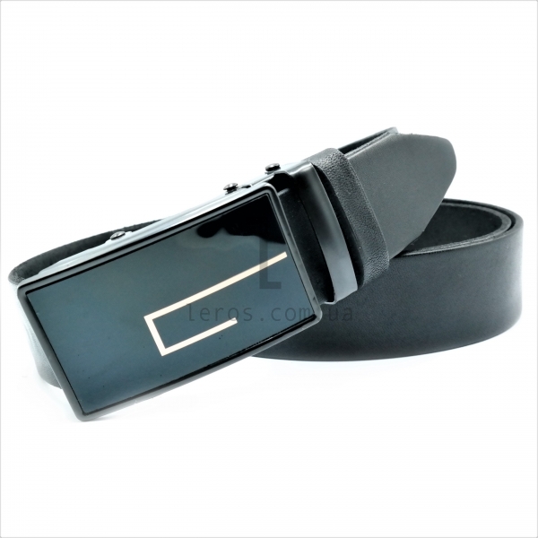 Чоловічий шкіряний ремінь із автоматичною пряжкою