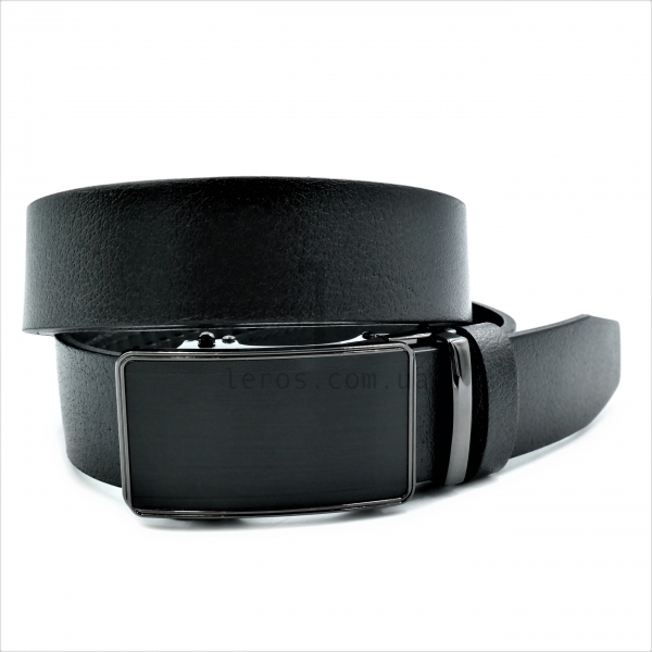 Чоловічий шкіряний ремінь із автоматичною пряжкою