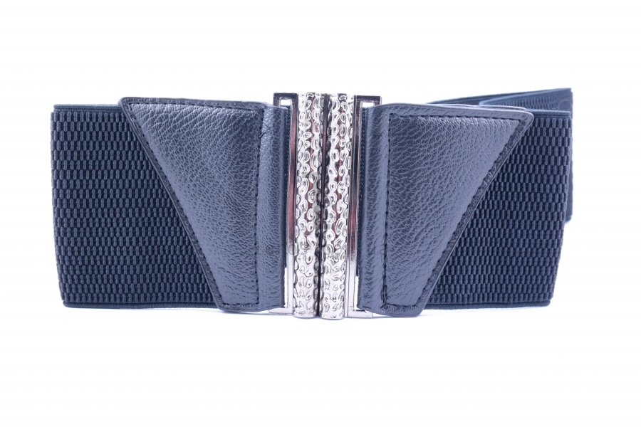 Жіночий пасок. Гумка з металевою пряжкою