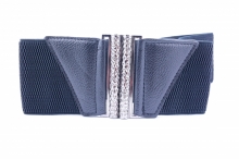 Жіночий пасок. Гумка з металевою пряжкою