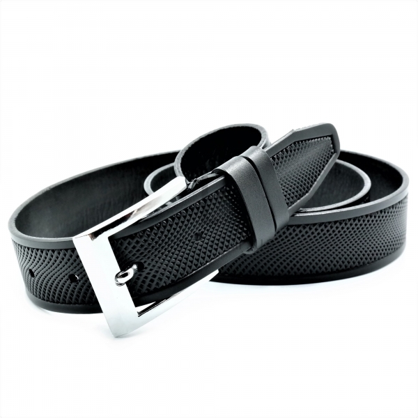 Чоловічий ремінь класичний (шкіра)