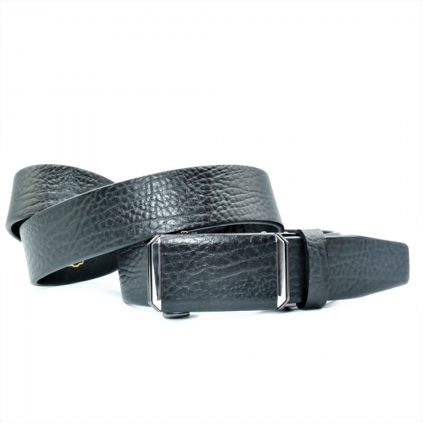 Чоловічий шкіряний ремінь із автоматичною пряжкою