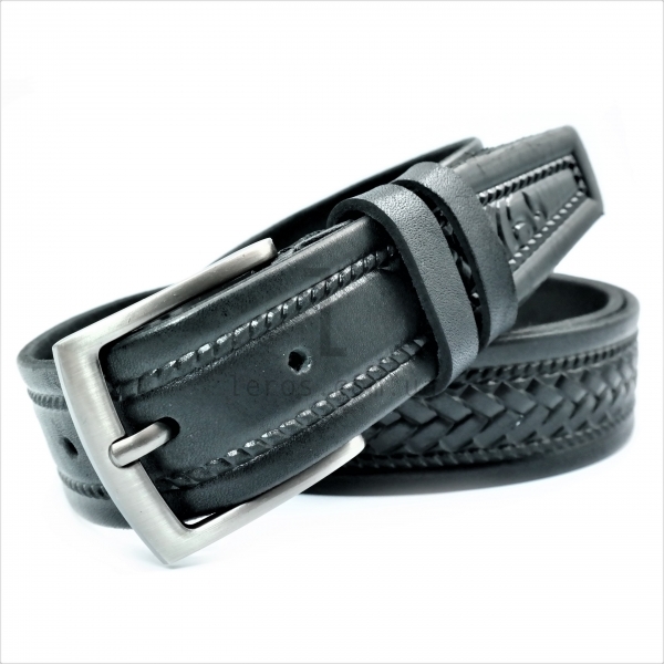 Чоловічий ремінь класичний (шкіра)