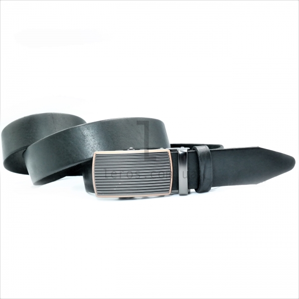 Чоловічий шкіряний ремінь із автоматичною пряжкою