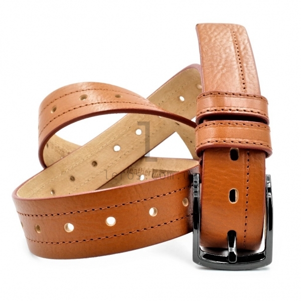 Чоловічий шкіряний ремінь