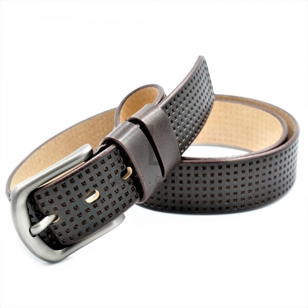 Чоловічий шкіряний ремінь