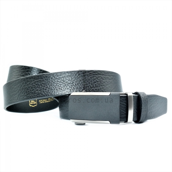 Чоловічий шкіряний ремінь із автоматичною пряжкою