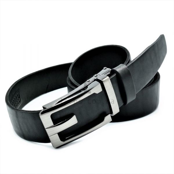 Чоловічий шкіряний ремінь із автоматичною пряжкою