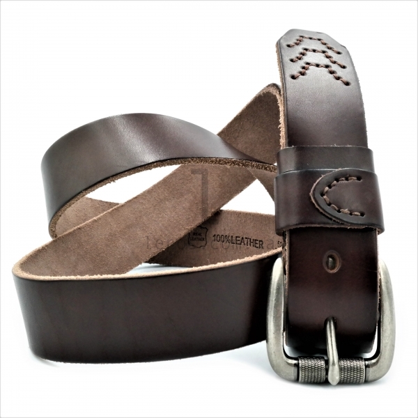 Чоловічий шкіряний ремінь