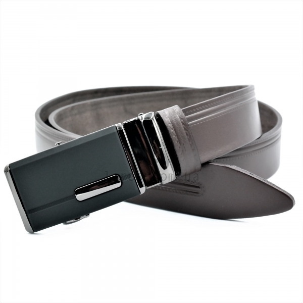 Чоловічий шкіряний ремінь із автоматичною пряжкою