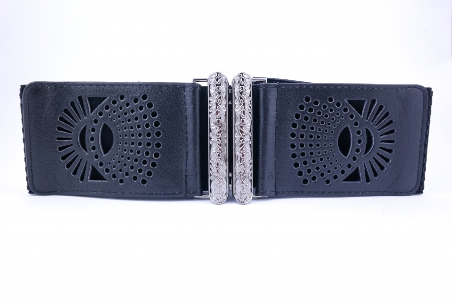 Жіночий пасок. Гумка з металевою пряжкою