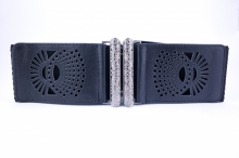 Жіночий пасок. Гумка з металевою пряжкою