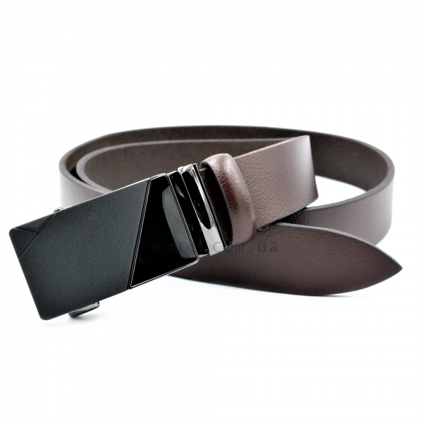 Чоловічий шкіряний ремінь із автоматичною пряжкою