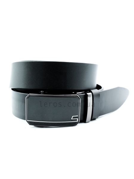 Чоловічий шкіряний ремінь із автоматичною пряжкою