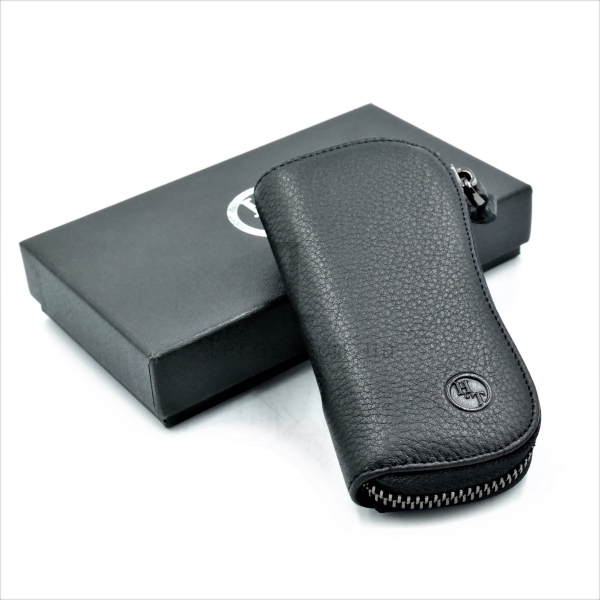 Ключниця шкіряна Чорного кольору