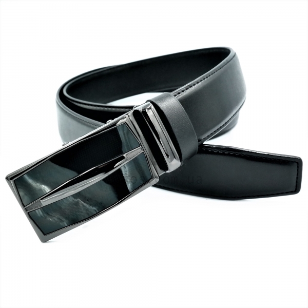 Чоловічий шкіряний ремінь із автоматичною пряжкою