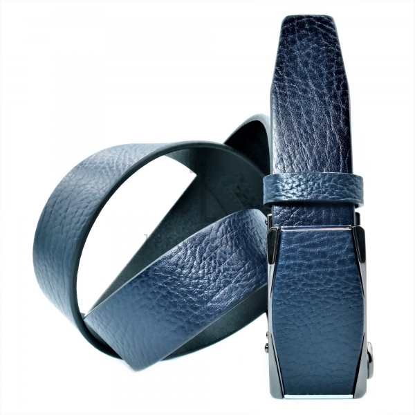 Чоловічий шкіряний ремінь із автоматичною пряжкою