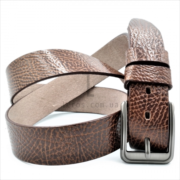 Чоловічий шкіряний ремінь