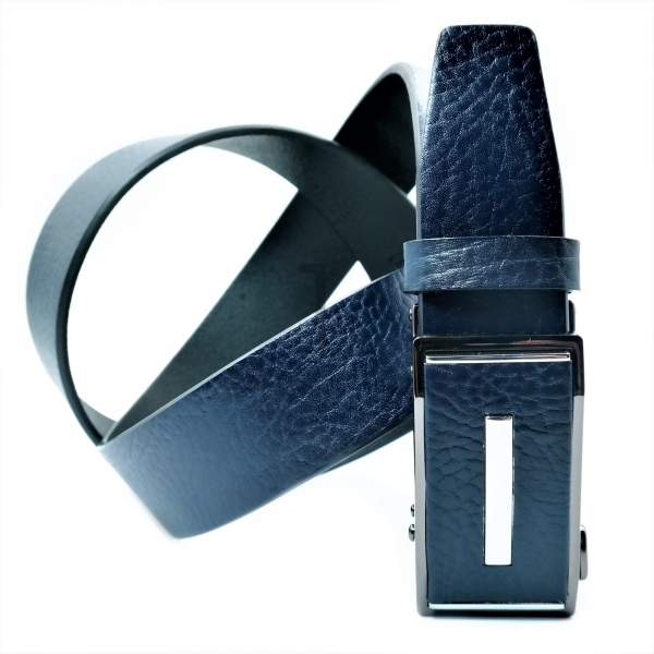 Чоловічий шкіряний ремінь із автоматичною пряжкою