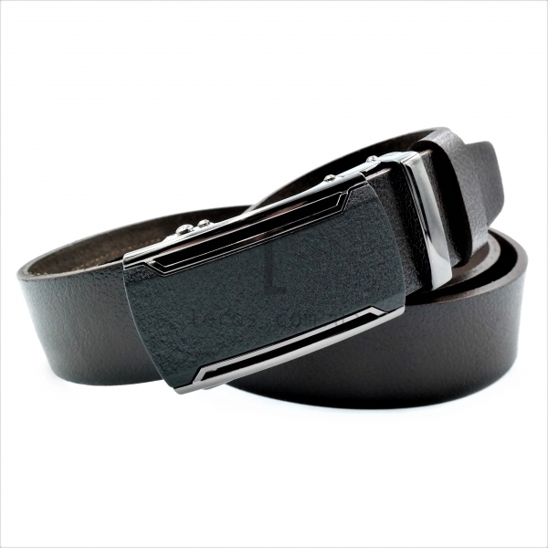Чоловічий шкіряний ремінь із автоматичною пряжкою