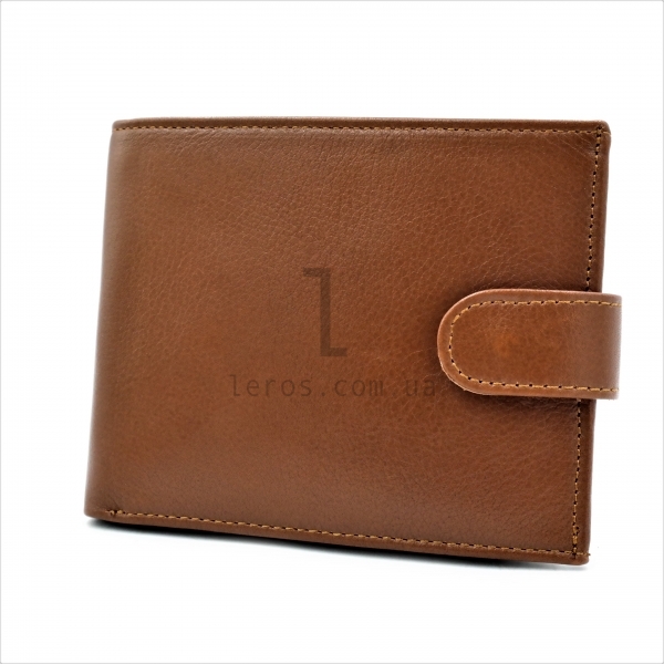 Чоловічий шкіряний гаманець Рудий