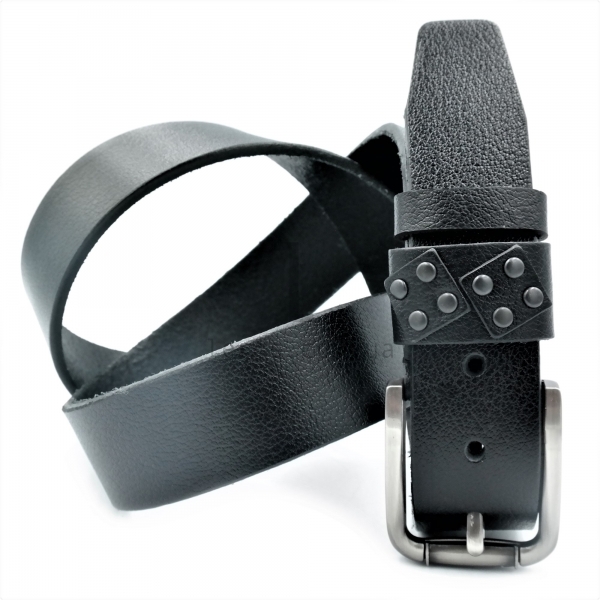 Чоловічий шкіряний ремінь