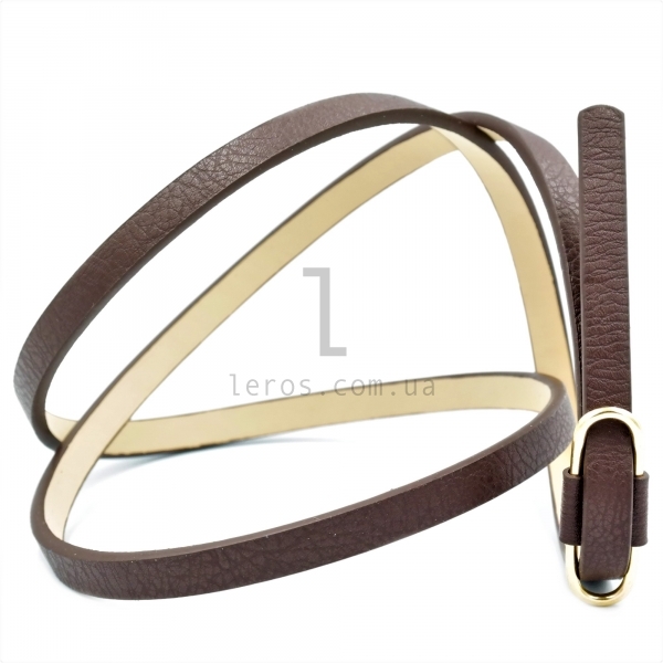 Жіночий ремінь "затискач" (шкір-зам)