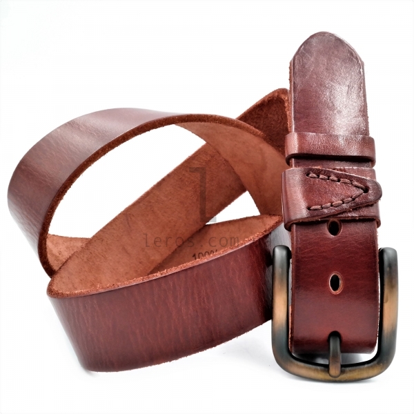 Чоловічий шкіряний ремінь
