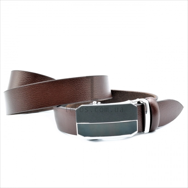 Чоловічий шкіряний ремінь із автоматичною пряжкою
